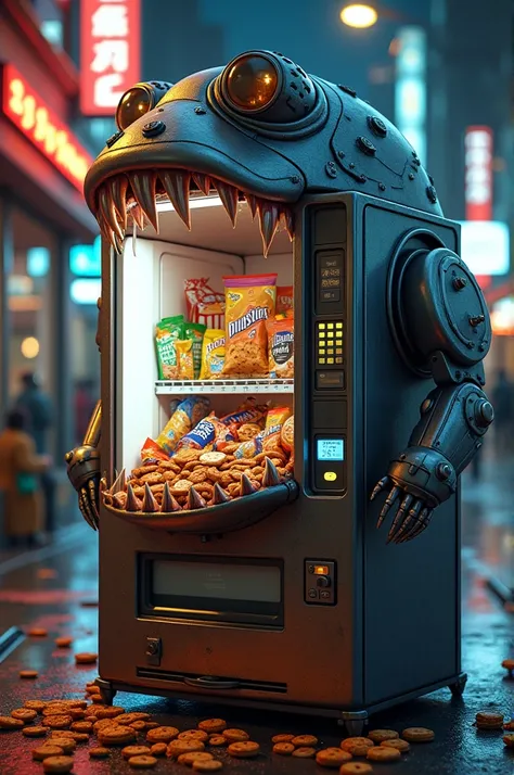 Snack attack vending machine