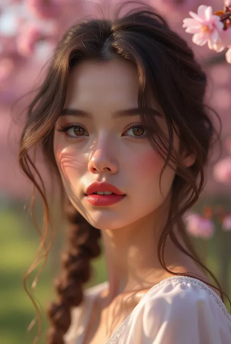 Realistic (photorealistic Realism), (high resolution), ((intricately detailed digital art)), professional photography, ((portrait)) a cute 1 Female, European, (ultra realistic texture details: velvety skin, hair),(close-up eyes:1.3),((sharp focus, not blur...