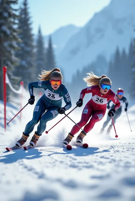 Ski Sprint, busty