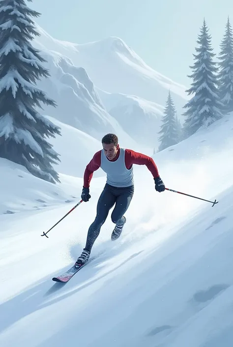 Ski Sprint, solo