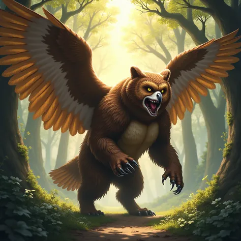 Beautiful owlbear 