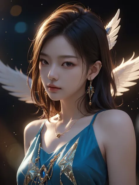 (((大Angelミカエル)))、Angel、god々Shining light、(((background celestial realm )))、((Angelの衣装))、Beauty、 cute、20 years old、Beauty、 best quality,4K,8k, high definition ,masterpiece:1.2), super detailed,((( realistic ,photo realistic ,photo- realistic :1.37))), high ...