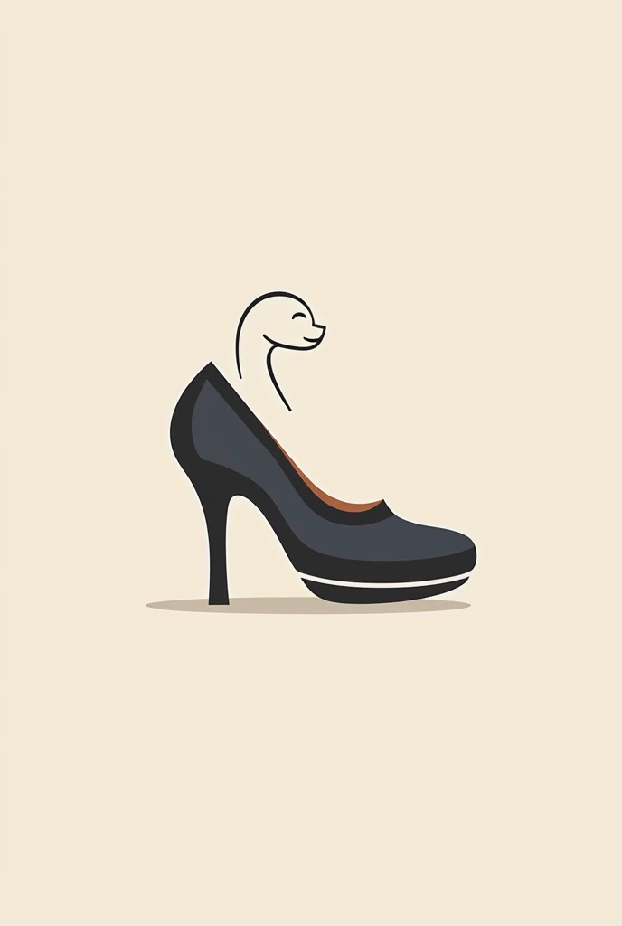 Logo of a shoe store for men and women with a reference animal, quite basic style
