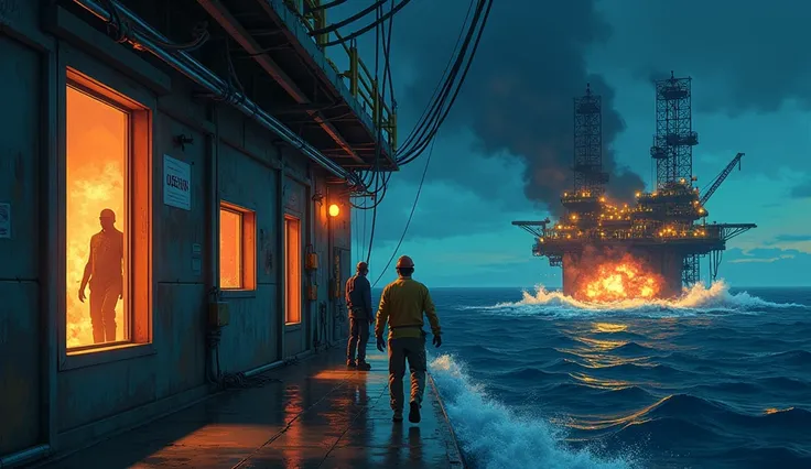 "On a tense night, the offshore oil rig shakes as a small explosion erupts in one of the pipelines. Panic ensues as everyone rushes to control the situation. Amid the chaos, 35-year-old Erning Dela Cruz works frantically when he hears a soft whisper in his...