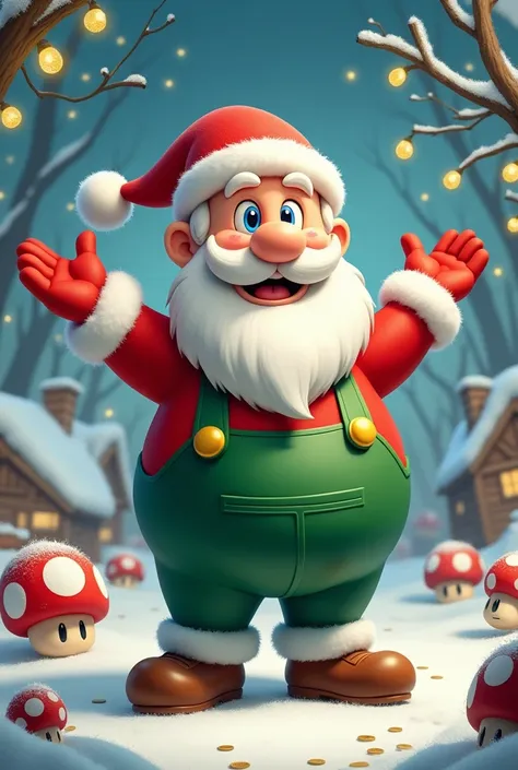 Luigi santa Claus 