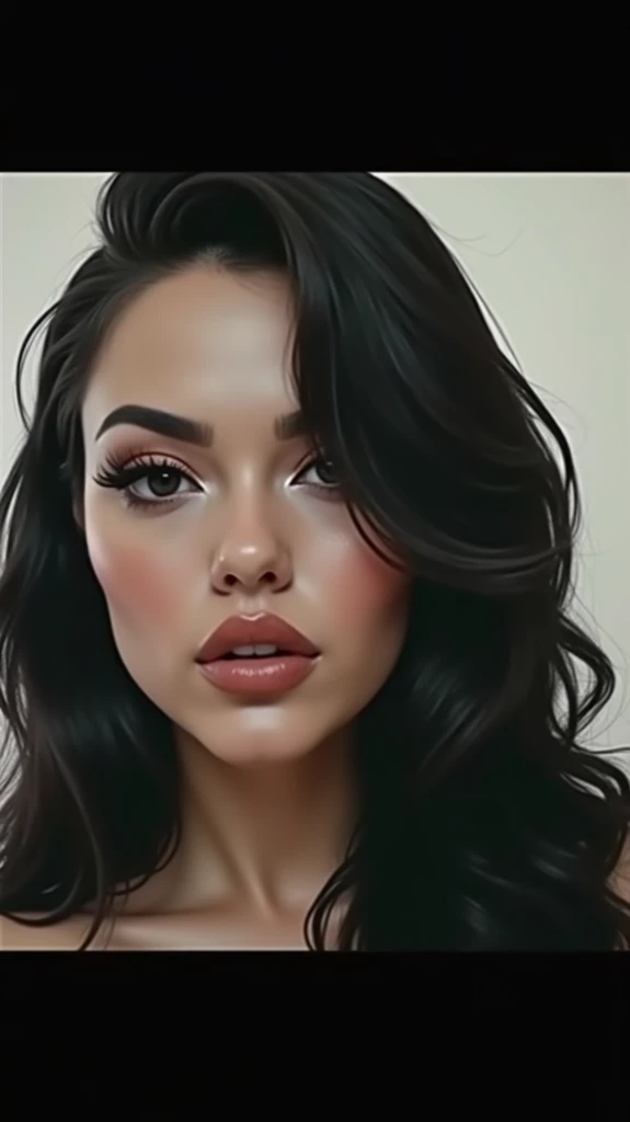 Create a busty woman with this face 