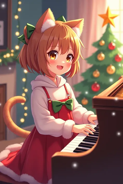  cute２０generation　Idol　 Christmas　Cat ears　piano