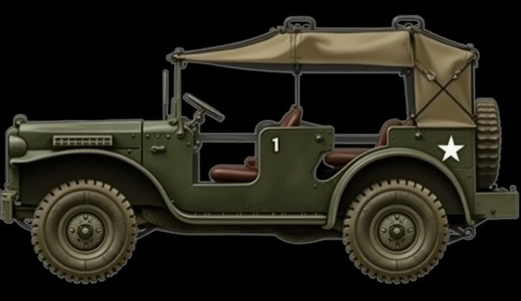 Suv ww2 40s drawing 