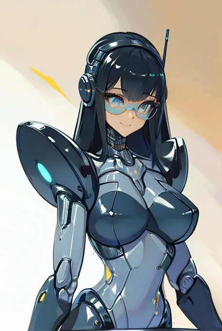 (masterpiece),(Highest quality),(Super detailed),(Best illustrations),(Best Shadow),(Absurd),(Detailed Background),(so beautiful), 16K, 8K, 4K,(Best Shadow),robotization,woman ,big bust,Robot Joint ,Metal skin,Black robot Suit,long hair,a black robot suit ...