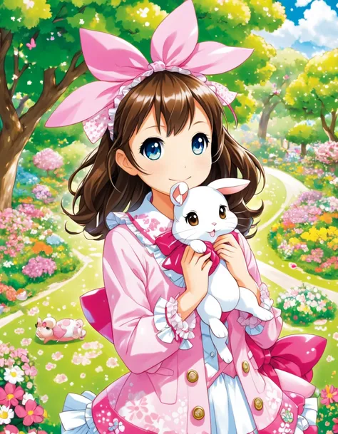 Je pourrais avoir akari des jewelpet si possible une brune avec un lapin sur son dos
