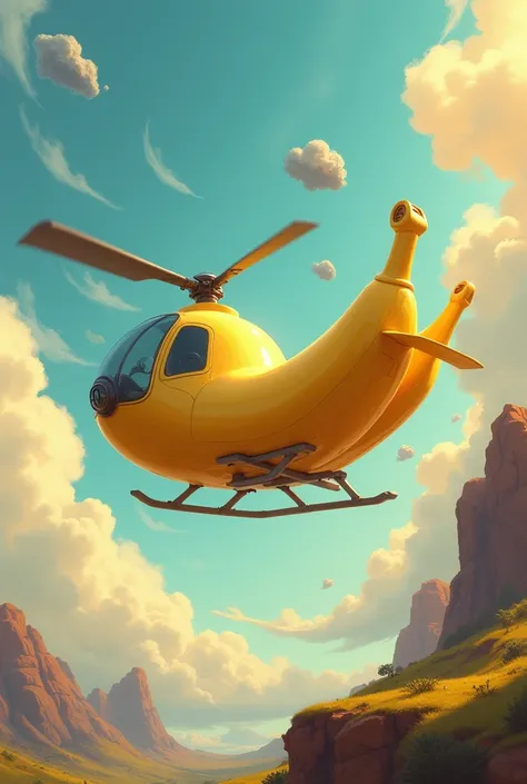 Banana helicopter 