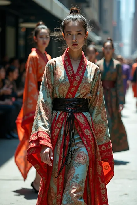 streetwear traditional Asian Yukata clothing bondage men new york fashion week iris van herpen alexander McQueen