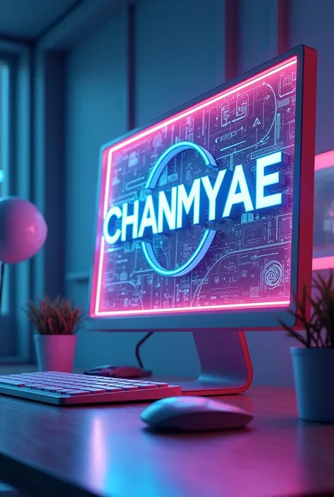 CHANMYAE COMPUTER sign book with 3d