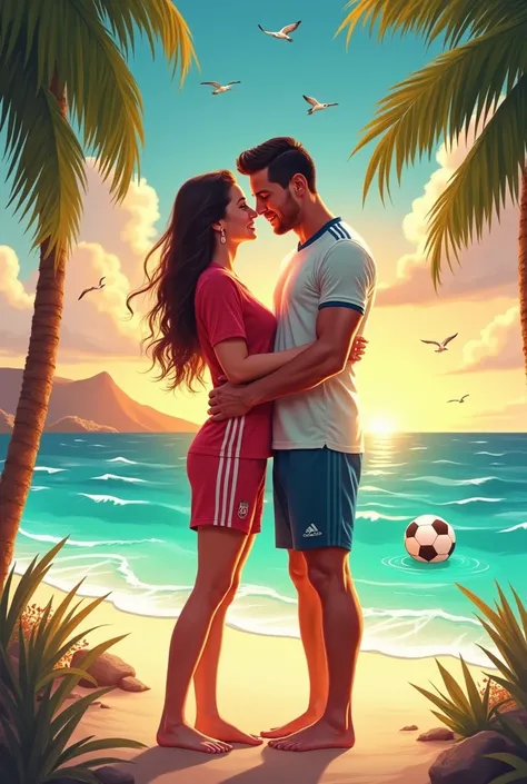 Ronaldo and messi honeymoon
