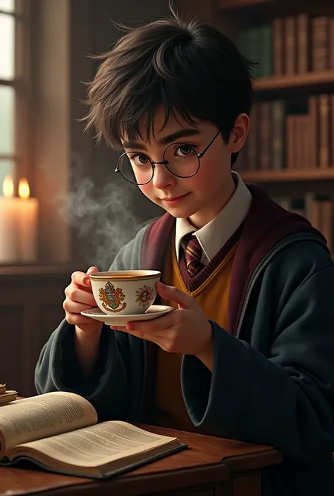 Harry Potter is a tea drinker