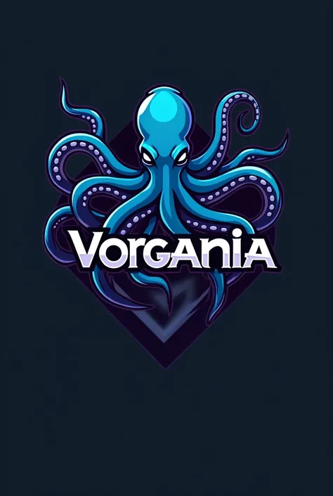 Fait moi un logo avec écrit VorGaniA et un poulpe , cest pour un clan de jeux vidéo 