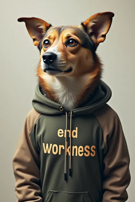 Animal wearing “end workness”