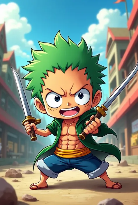 Chibi roronoa Zoro 
