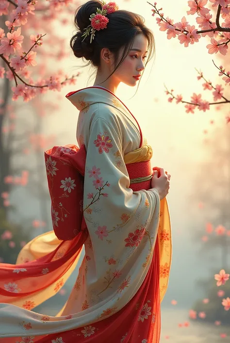 Kimono female style beauty