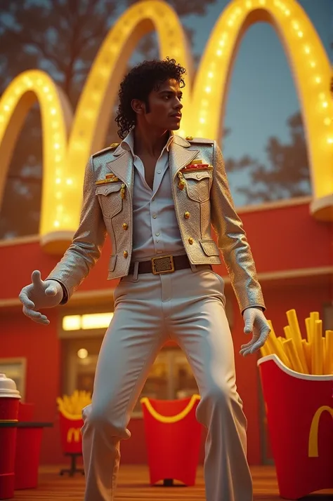 michel jackson on mc donalds