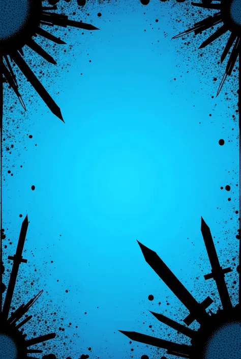 Make me a comic style background with dots and stripes and that has a wrestling style too dont put names dont put letters only the blue and black comic background with swords and thats it and dont put characters