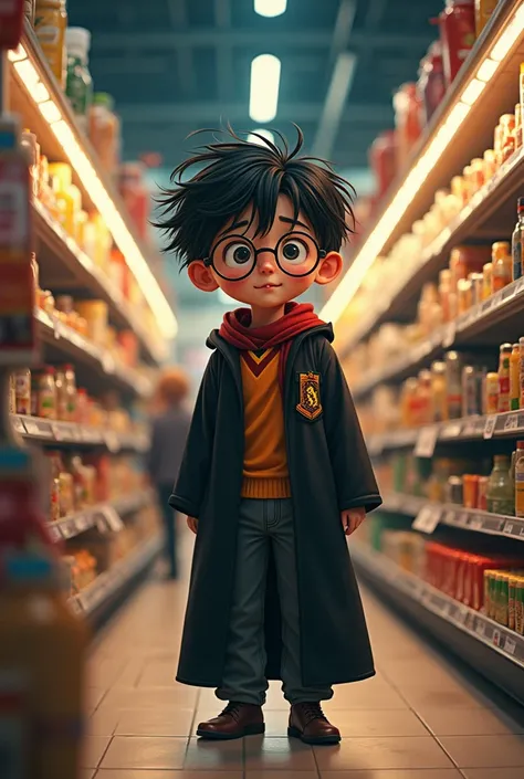 HARRY POTTER AT THE SUPERMARKET