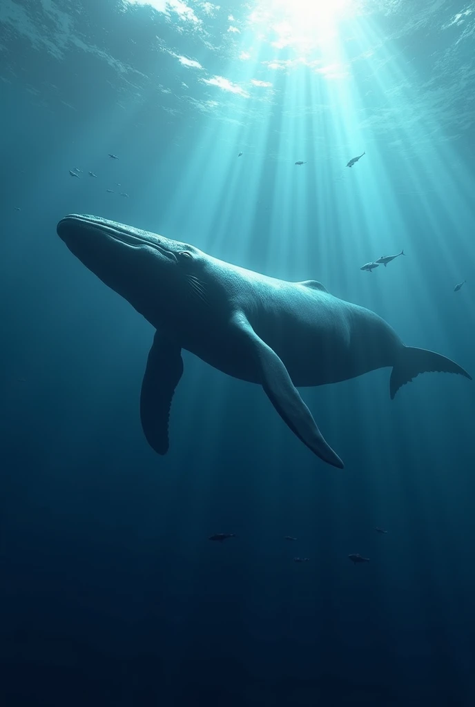 whale in the ocean