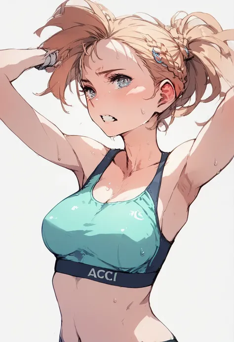 pt，A strong-willed girl， Anime Style ，Clothing，Sporty，acid