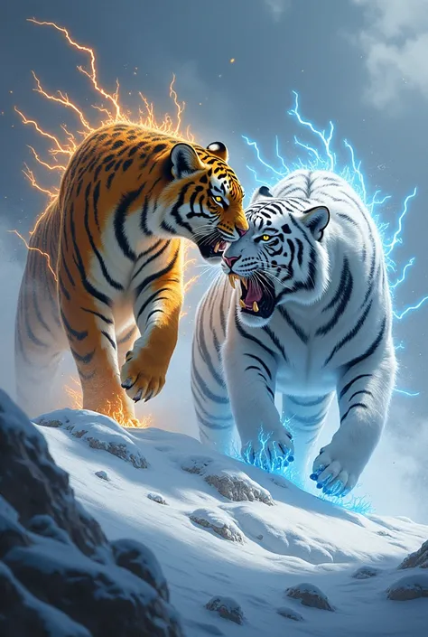 Thunder Leopard vs Ice Tiger