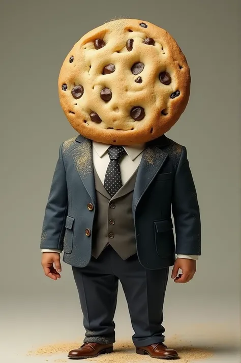 Dust cookie using a suit and tie
