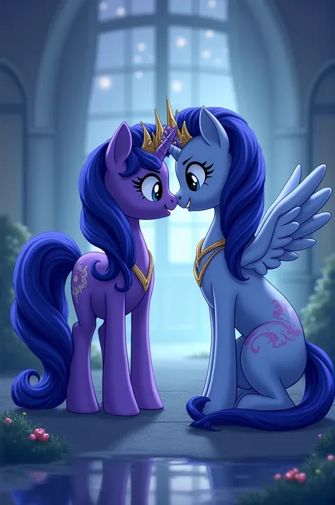 Princess Celestia and Princess Luna having sex from the My Little Pony series: Friendship is magic 