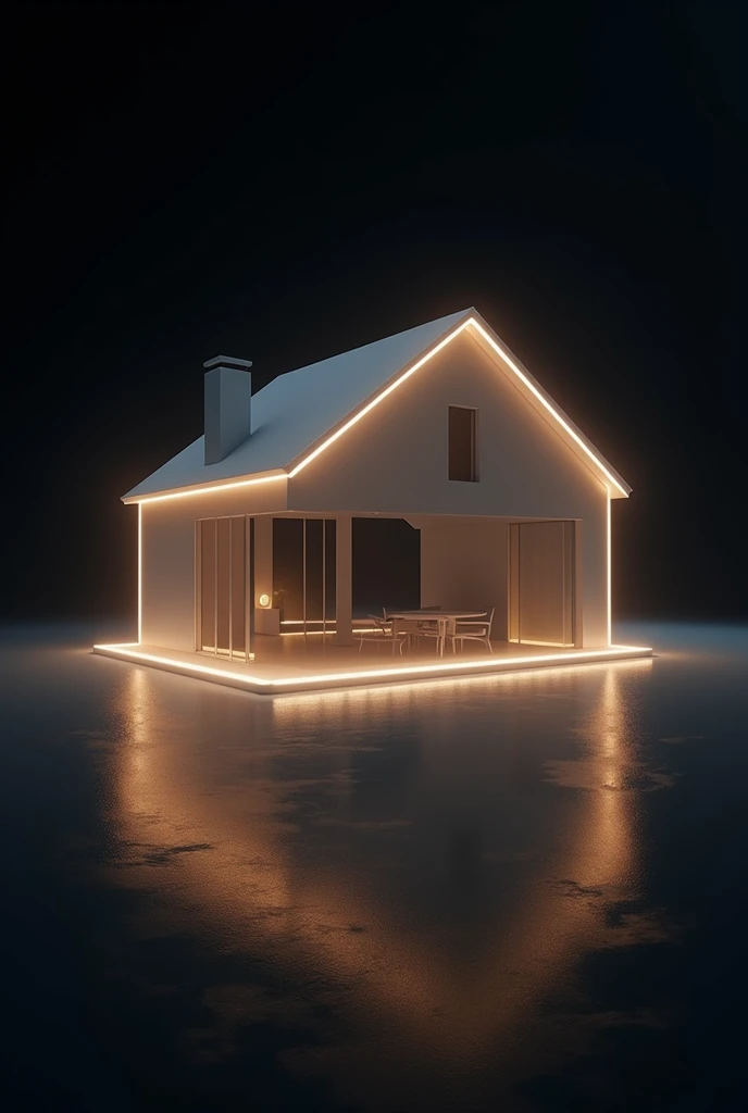 The following「 Livitech Co., Ltd. （Livitech ）」 with the shape of a house as a motif ：

# **10. Home outline and light **

 • Highlight the sense of the future with images where light illuminates the outline of the house。

 • Color ： white and yellow gold 。