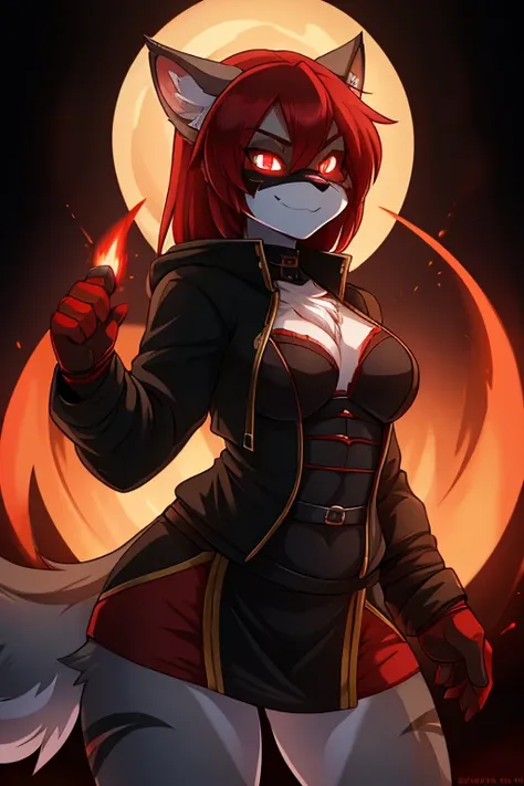 Anthro fur cat, chubby,((anarchist)), absurdity,  high definition ,  ultra-detailed , 1 girl,oversized jacket with ,whole body,  original character,girl, mask from mortal kombat , { Best quality }}, {{ masterpiece fails}}, {{ ultra-detailed }}, {illustrati...