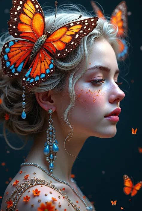 (masterpiece,  top quality,  Best Quality ,  official art ,  beautiful and aesthetic :1.2), (1 girl), extreme detailed,(fractal art:1.3),colorful, more detailed,, [cord],[jewelry],[flower],[[mariposa]],