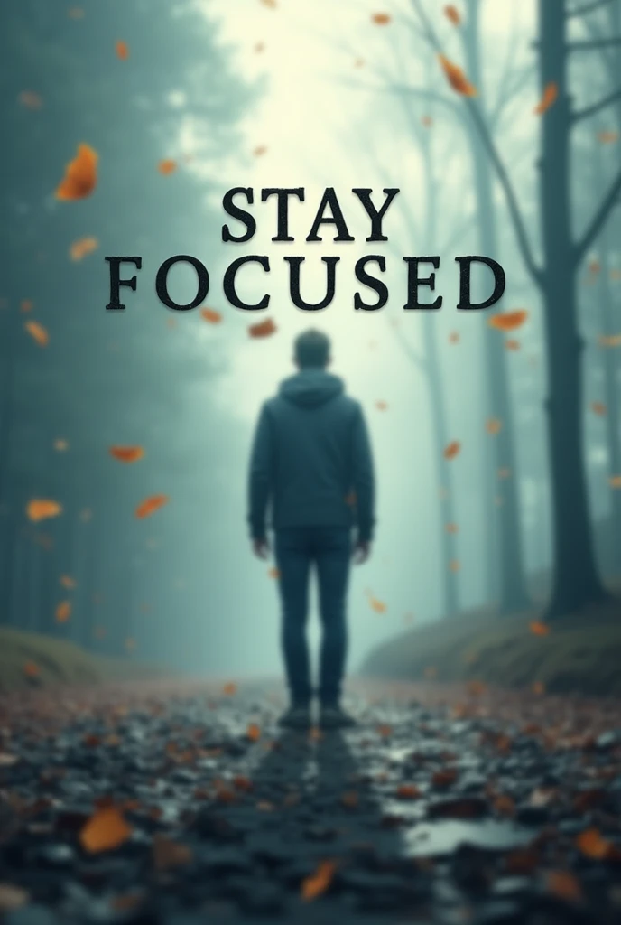 Stay Focused text on blur image