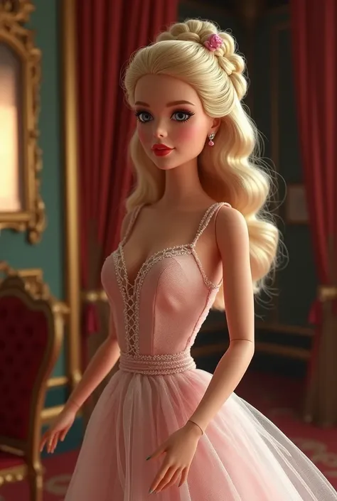 A beautiful Barbie , extremely elegant 