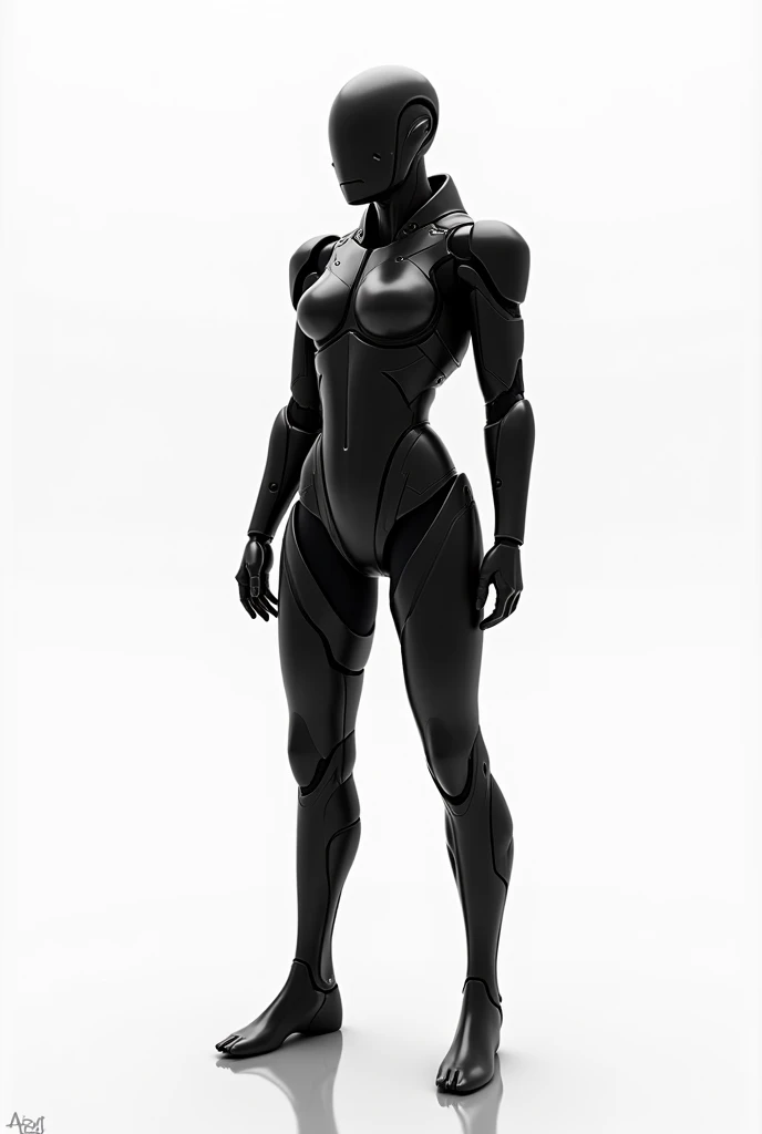  Less robust and thinner technological armor, but without looking like a suit , In black and white 