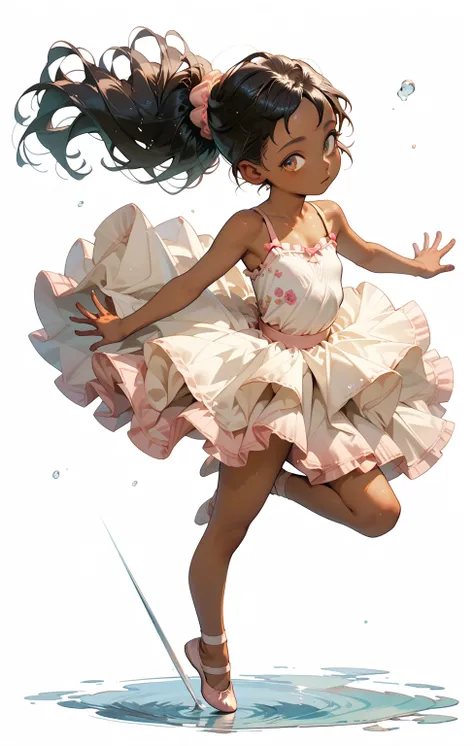 fullbody dark skin loli ballerina