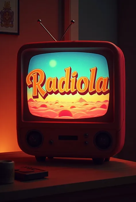 The word RADIOLA is written like a logo from a 70s commercial