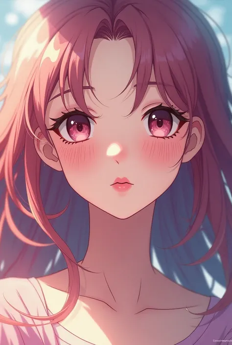 The guy finished a beautiful anime girls face 