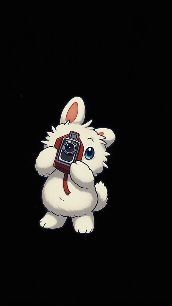 Furry holding a camera
