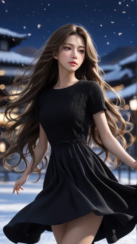 (    top quality ,8k,       hyperrealism       :1.2),    ,   Concentration    ,        very detailed,         long hair that flutters in the wind     , Extremely realistic eyes and lips      ,  narrow      ,      face  ,   emotional expression, Elaborate B...