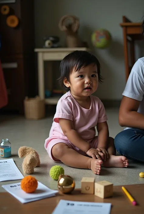 A toddler age 13 months or 2. being interviewed of a poor filipino house with these things mentioned: (WHAT SHOULD BE INCLUDED IN THE PIICTURE:) DO NOT BLUR THE PIC PLEASE, NOT SO UP CLOSE PIC, STOLEN CANDID WHATEVER, ANOTHER SETTING ANOTHER PART OF THE HO...