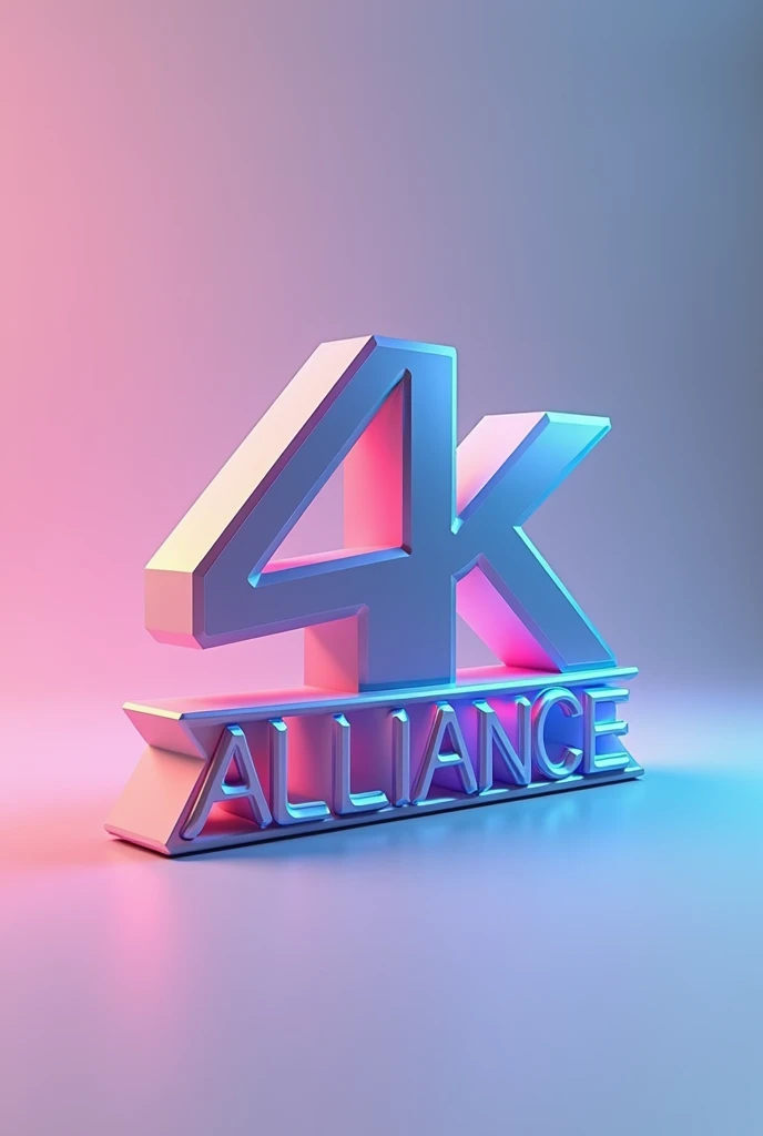 Create 3D logo 4k Alliance COL MUSIC