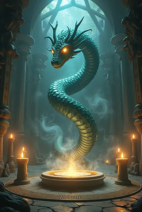 Serpent who performed the sacrament