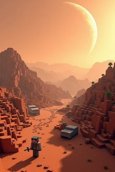 Real Minecraft on Mars