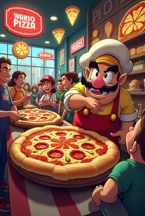 At Wario Pizza we bake your chicken and pork for you 
