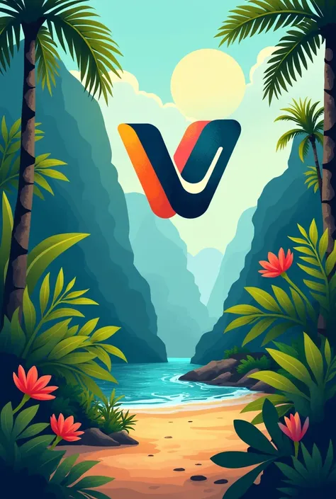 A modern and creative logo that says VeraVive for a tourism travel agency in the state of Veracruz, Mexico 