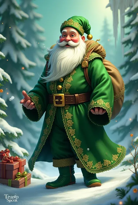 Green Santa Claus
