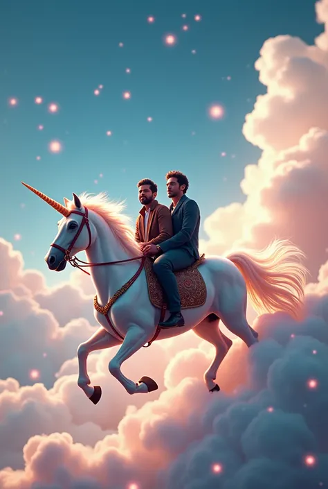 luis miguel, Damiano David traveling in a unicorn